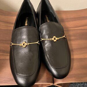 Larroudé Katherine Loafer In Black Leather